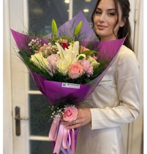 LİLYUM VE PEMBE GÜL ESİNTİSİ